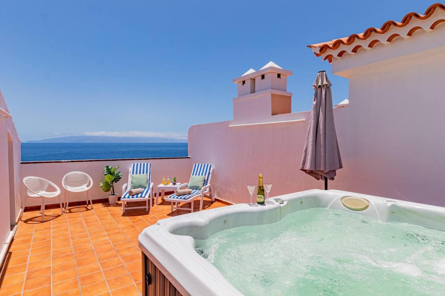 Penthouse Apt With Jacuzzi By Dream Homes Tenerife Puerto de Santiago  Εξωτερικό φωτογραφία